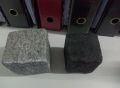 Granite Sqaure Black Grey Plain Non Polished cobble stone