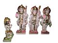 Marble Colored Ram Darbar Statue