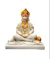 Marble White Hanuman Statue