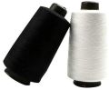 150D Roto White Black Polyester Textured Yarn