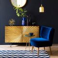 Brass sideboard cabinet