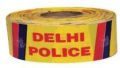 Polythene Yellow White Creamy Barricading Tape