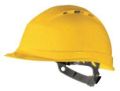 Oval Yellow Plain KARAM YELLOW ratchet type safety helmet