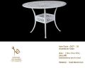 cict-38 cast aluminium tables