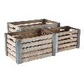 Rectangular Soft Wood Brown Wooden Pallet Box