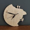 Laser Cut Wooden Wall Clock