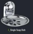 2005 Oval Flench Series SS Single Soap Dish