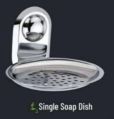 2006 Oval Flench Series SS Single Soap Dish