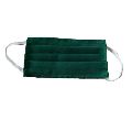 Green cotton surgical face mask