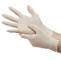 White latex examination gloves