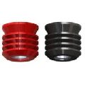 Rubber & Aluminium Round Black Red Polished aluminium core bottom cementing plugs