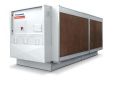 High efficiency air cooled chiller with evaporative free-cooling