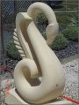 marble stone duck abstract sculpture