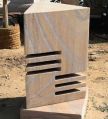 marble stone polished abstract sculpture