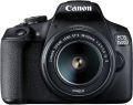 Black New canon eos 1500d digital slr camera