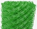 Green HDPE Plastic pvc coated chain link fencing wire mesh