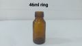 46 ml round amber bottle
