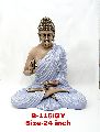 Poly Fiber Multicolored poly fibre buddha statue