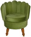 33x20 Inch Velvet Fabric Chair