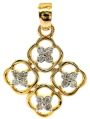 18k hallmarked gold diamond pendant