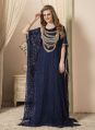 Blue Color Free Size Kaftan Dress