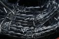 Galvanized Iron Grey Anodized galvanized barbed wire