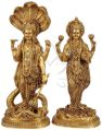 Brass Vishnu Lakshmi Idol