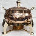 Hammered Copper Chafing Dish