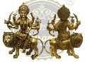 18 Inches Brass Maa Durga Statue