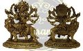 4.25 Inches Brass Maa Durga Statue