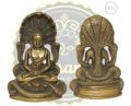 5 Inches Brass Lord Buddha Idol