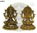 7.5 Inches Brass Goddess Lakshmi Statue