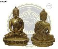 8.5 Inches Brass Lord Buddha Idol