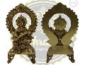 9.5 Inches Brass Maa Saraswati Statue