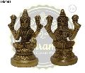 3.5 Inches Brass Goddess Lakshmi Statue