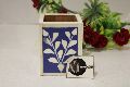 Blue Bone Inlay Pen Holder Mop Inlay Spoon Holder Bone Inlay Accessories From Tradnary