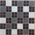 Virtuoso Black & Gray kitchen crystal glass mosaic tiles