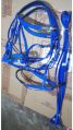 PVC Horse Bridle Martingale with rein Blue