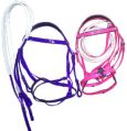 PVC Horse Bridles Purple and pink