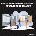 CRM ORANGE BLUE sales management software development services