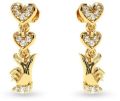 Certified Diamond Gold Earring for Ladies  on this Valentines