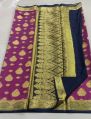 Printed Semi-Stitched mysore crepe silk sarees