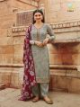 Printed Available in Many Colors Full Sleeves 0.750 Kg crepe salwar suits