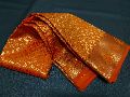 Semi Silk Copper Zari Sarees