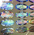 PVC Vinyl Round Square Multicolor Printed kinemax holograms stickers