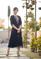 Rayon And Cotton Designer Double Layered A Line Long Kurti