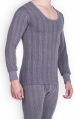 Wool Grey Full Sleeve Plain Kanchan Mens Thermal Inner Wear