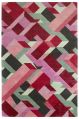 Hand Tufted Abstract Blended Wool Carpet