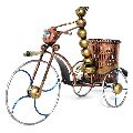 Iron Handicraft Rickshaw Showpiece