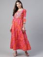 3/4th Sleeve Available in Different Colors Printed Divena fancy kurti